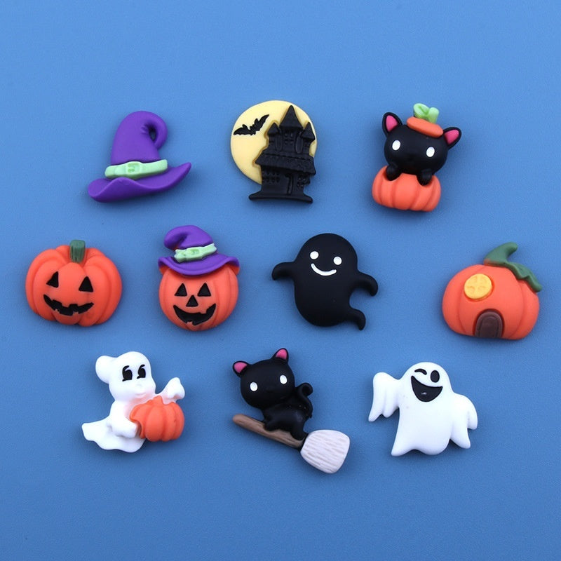 Halloween Resin Accessory Decoration Material Keychain