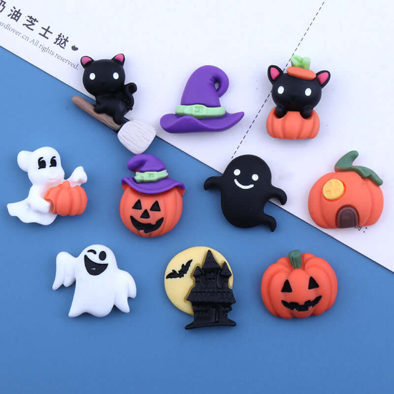 Halloween Resin Accessory Decoration Material Keychain
