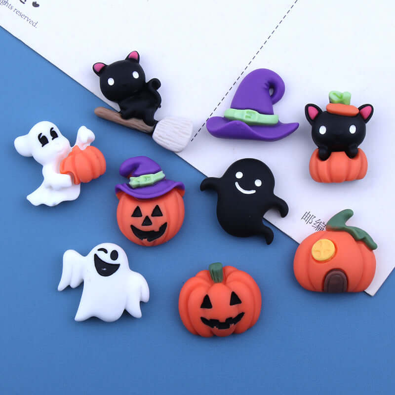 Halloween Resin Accessory Decoration Material Keychain