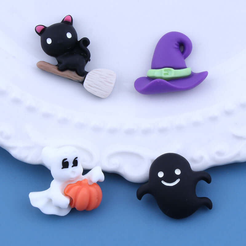 Halloween Resin Accessory Decoration Material Keychain